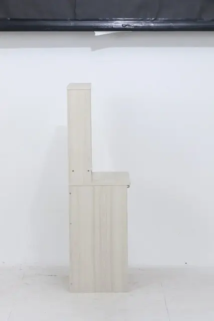 メルル ドレッサー(三面鏡) スツール付き ホワイト 木目調 画像89