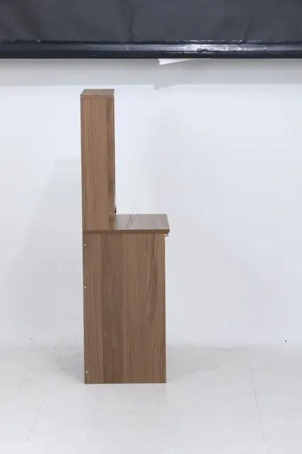 メルル ドレッサー(三面鏡) スツール付き ブラウン 木目調 画像16