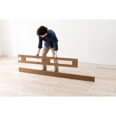 シングル 木製 ロフトベッド 2口コンセント付 [幅106/長さ210] サムネイル画像4