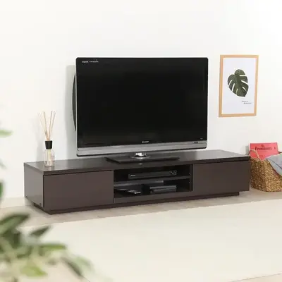 TVボード 幅150cm ブラウン サムネイル画像43