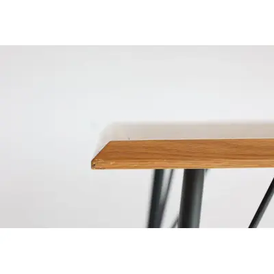 ダイニングテーブル スチール 天然木 [幅75] サムネイル画像6