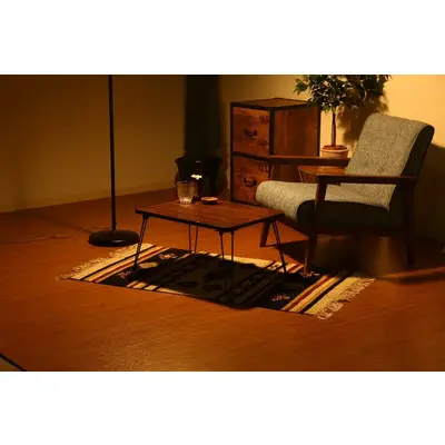 折りたたみ　ローテーブル　ちゃぶ台　ブラウン　2サイズ展開　幅60cm サムネイル画像3