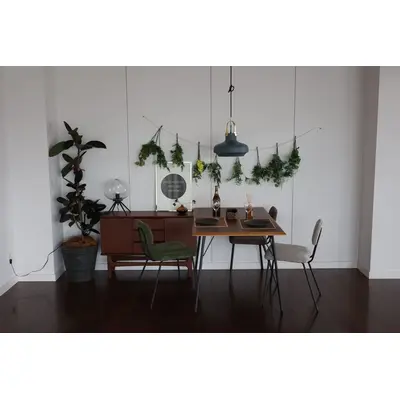 ダイニングテーブル スチール 天然木 [幅75] サムネイル画像11