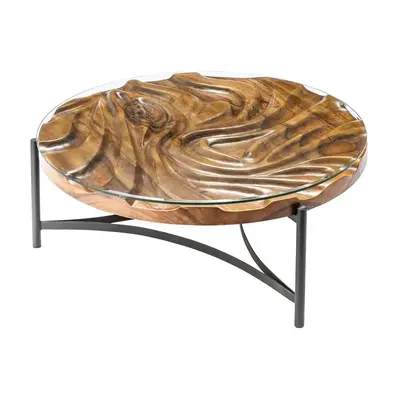 ラウンドテーブル 丸型 リビングテーブル [幅90] サムネイル画像8