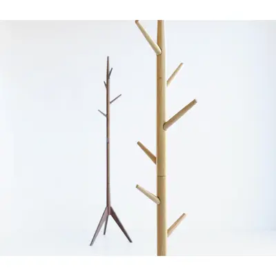 スリム ポールハンガー 天然木 [幅42] サムネイル画像2