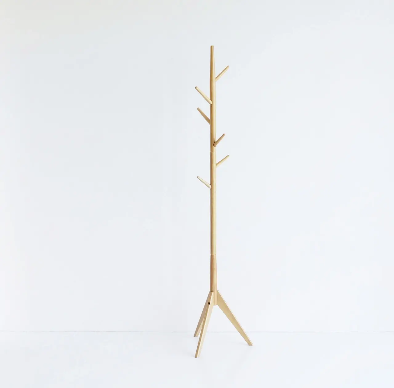 スリム ポールハンガー 天然木 [幅42] 画像55