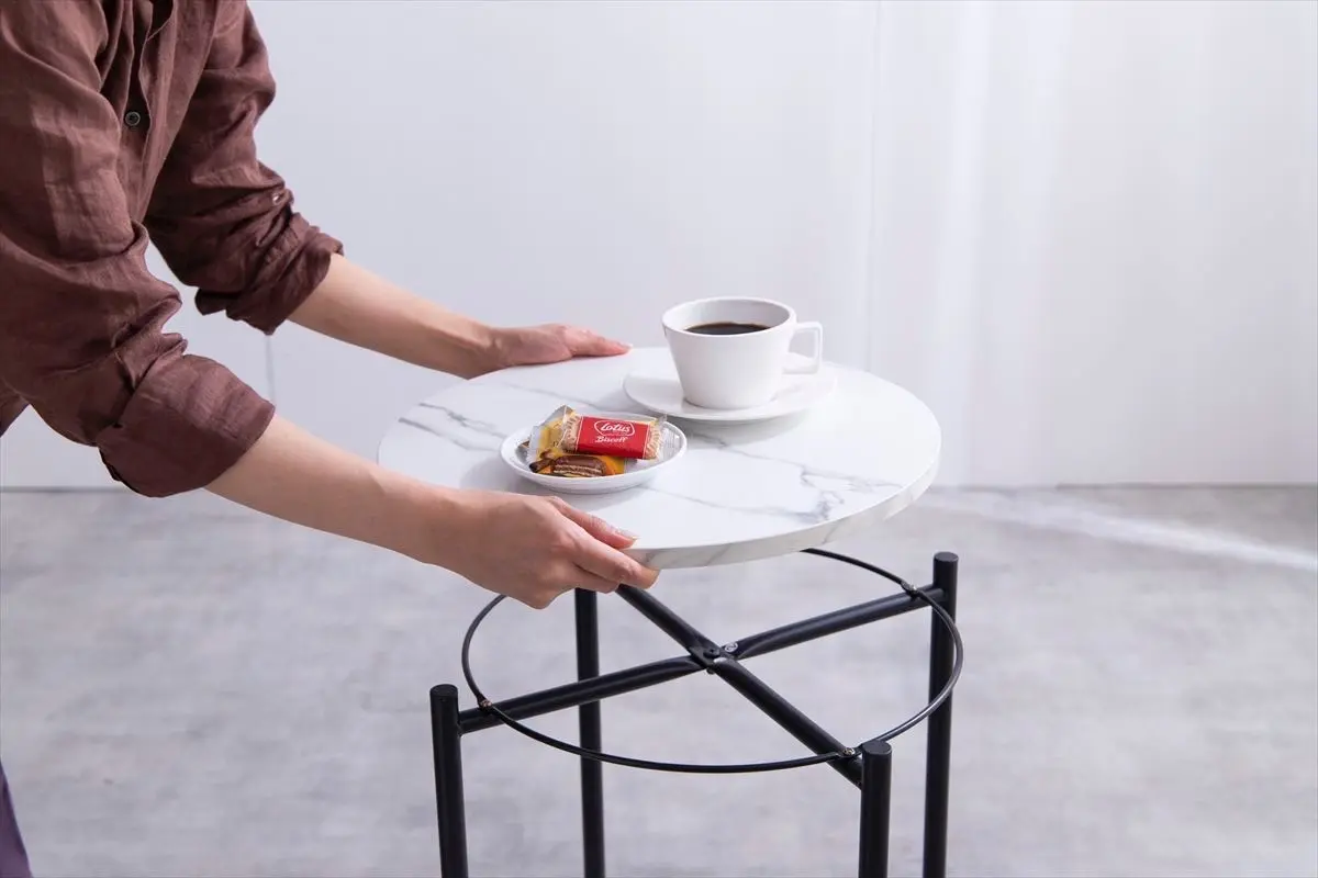 【幅44cm】Kaffee サイドテーブル 画像11