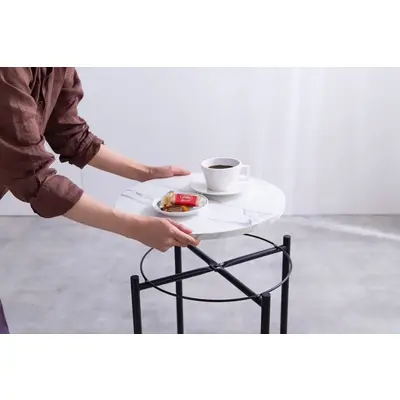 【幅44cm】Kaffee サイドテーブル サムネイル画像11