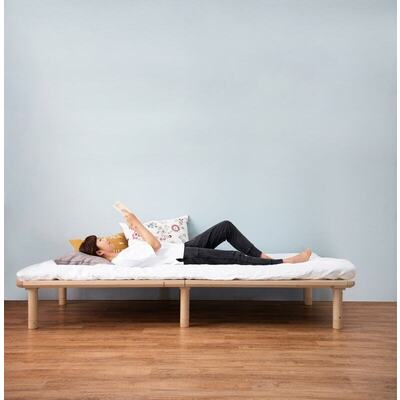 シングルベッド すのこベッド 高さ調整可 ローベッド兼用 [幅102/長さ210] サムネイル画像4
