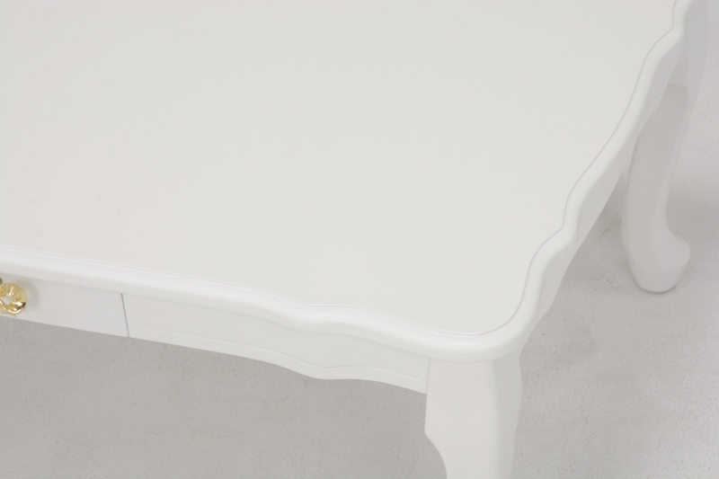 折れ脚テーブル（ホワイト）　MT-6040WH 画像6