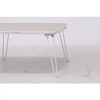 折りたたみ ローテーブル 60×60cm ホワイト サムネイル画像24