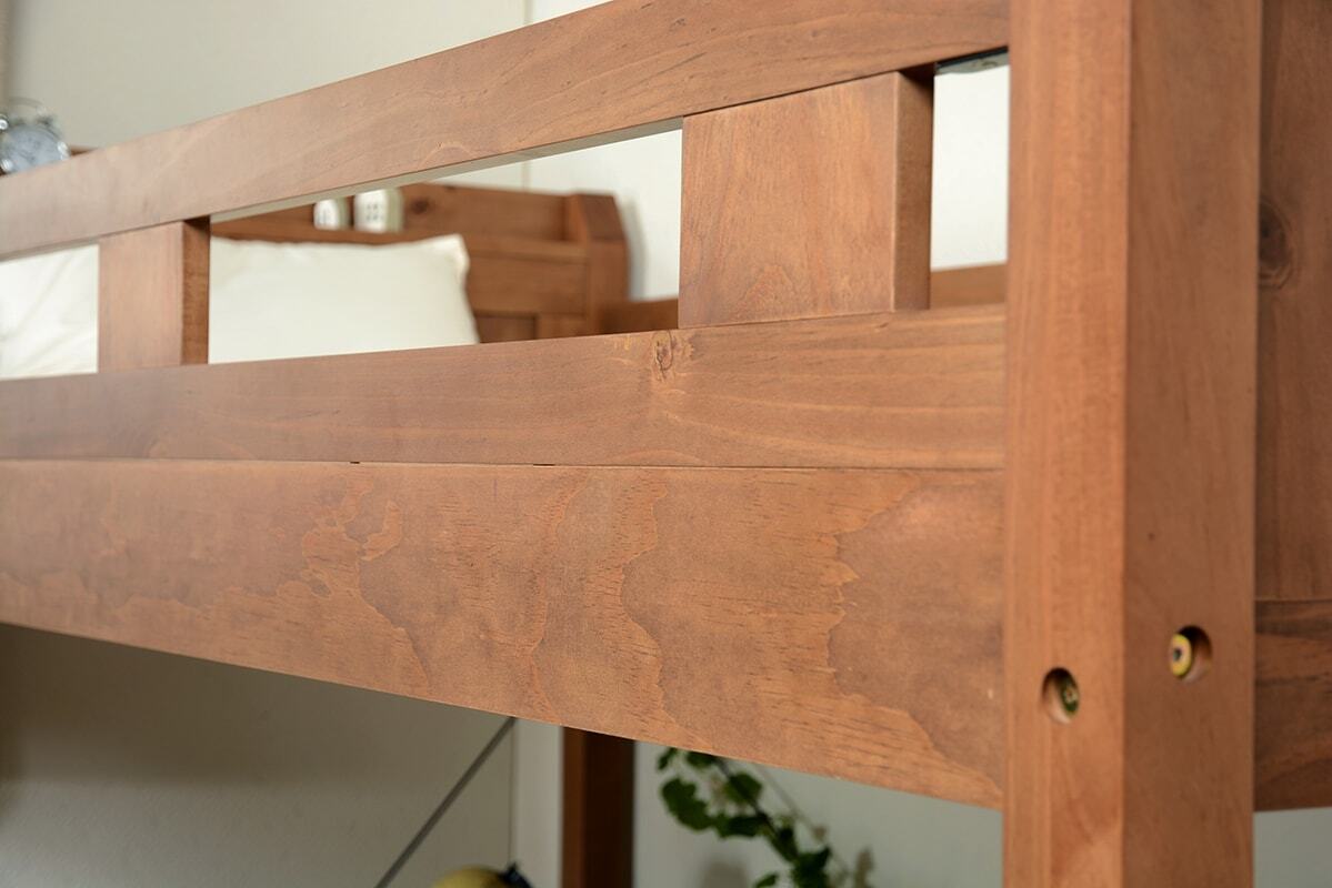 木製 ロフトベッド [幅106/長さ210] 画像6