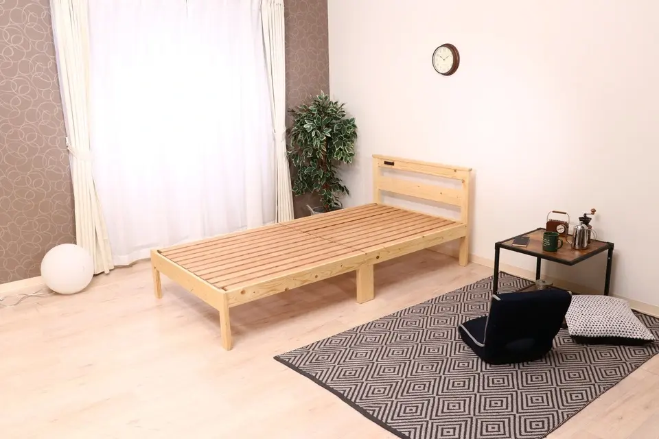 パイン材木製ベッド ブラザー 画像9