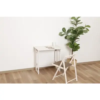 折りたたみテーブル デスク コンパクト 天然木 [幅70] サムネイル画像10