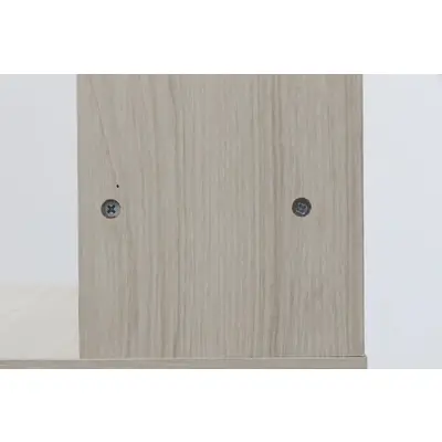 メルル ドレッサー(三面鏡) スツール付き ホワイト 木目調 サムネイル画像6