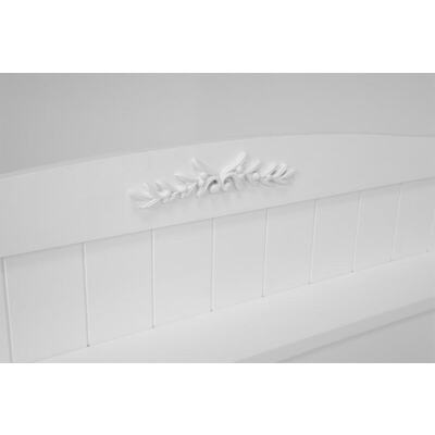 セミダブル 収納付き すのこベッド ホワイト 2口コンセント付 [幅124/長さ211] サムネイル画像6