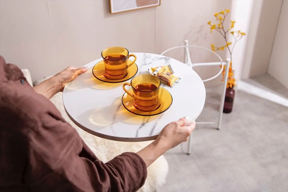 【幅44cm】Kaffee サイドテーブル 画像15
