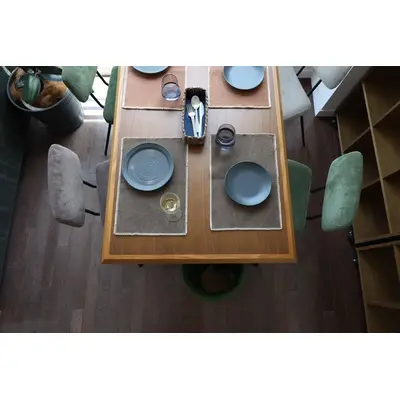 ダイニングテーブル スチール 天然木 [幅75] サムネイル画像41