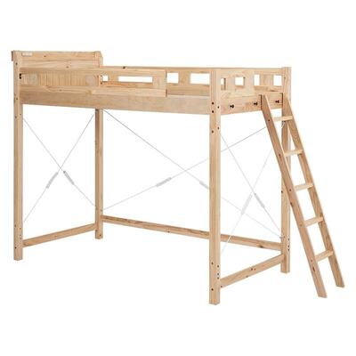 シングル 木製 ロフトベッド [幅106/長さ210] サムネイル画像50