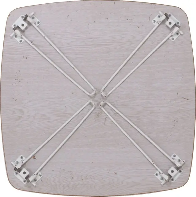 折りたたみ ローテーブル 60×60cm ホワイト 画像29