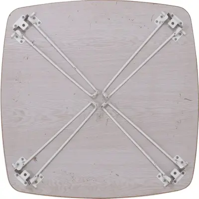 折りたたみ ローテーブル 60×60cm ホワイト サムネイル画像29