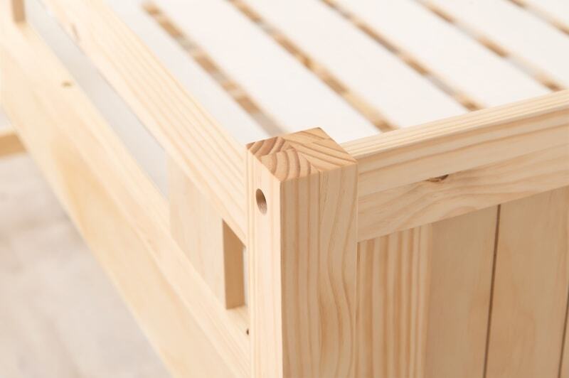木製 ロフトベッド 2口コンセント付 [幅106/長さ210] 画像9