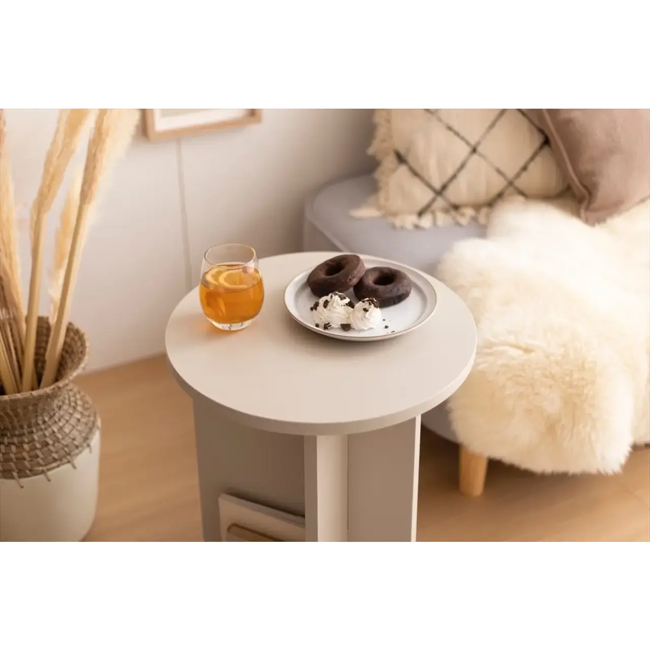 幅40cm】Luna ラウンドサイドテーブル | おしゃれな家具・インテリア
